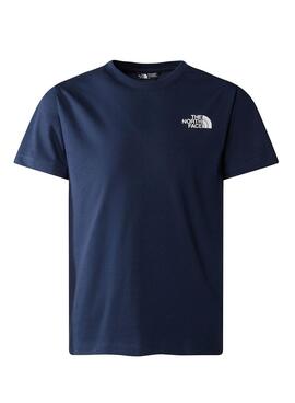 Camiseta The North Face Simple Dome Azul Marinho Crianças