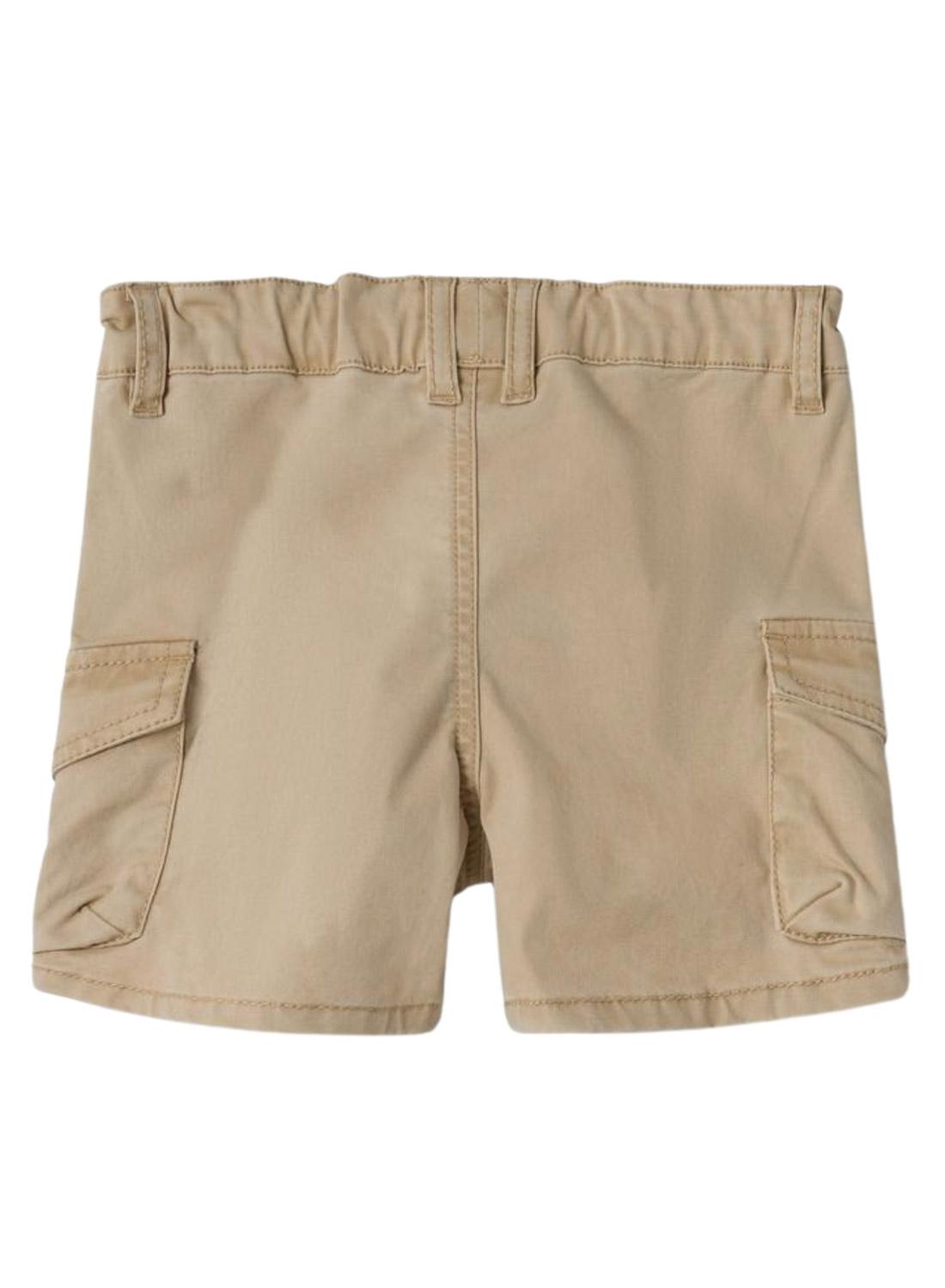 Bermudas Name It Ben Baggy Cargo Tostado Para Menino e Menina