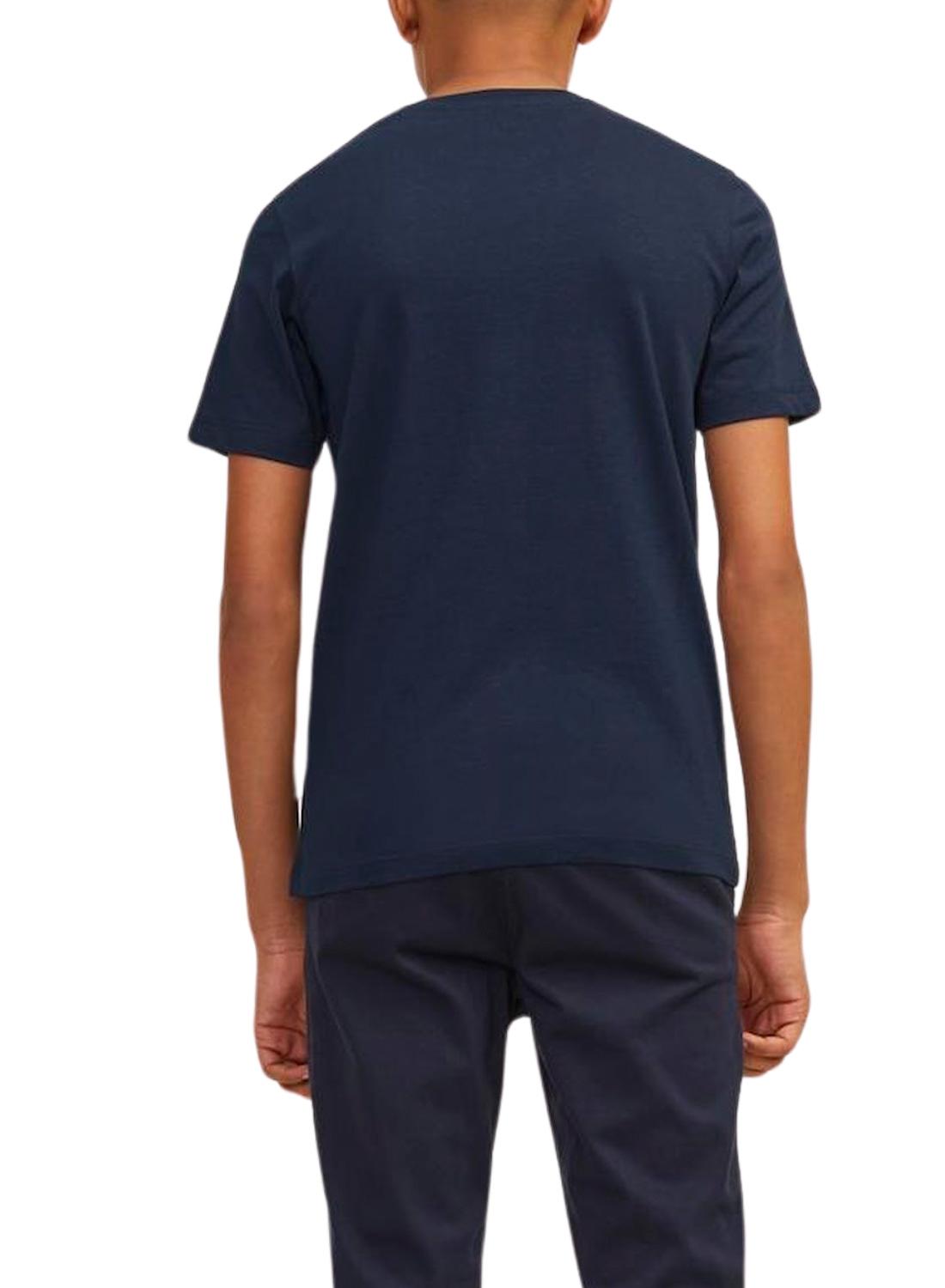 Camisa Jack And Jones Zion Marinho Para Menino