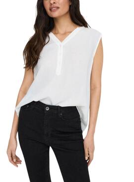 Top Only Jette Branco Para Mulher