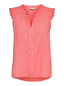 Top Only Kimmi Coral para Mulheres