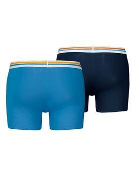 Boxers Levi's Azul Colocados Para Homem