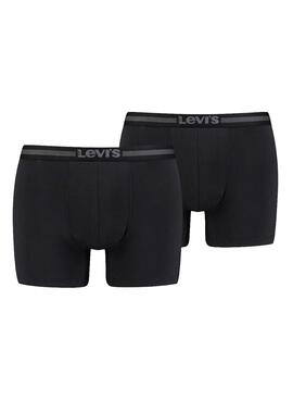 Boxers Levis Tencel Preto Para Homem