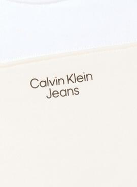 Conjunto Calvin Klein Bloco de Cores Bege para Menino