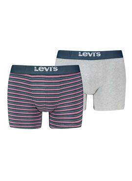 Boxers Listrados Levi's para Homem