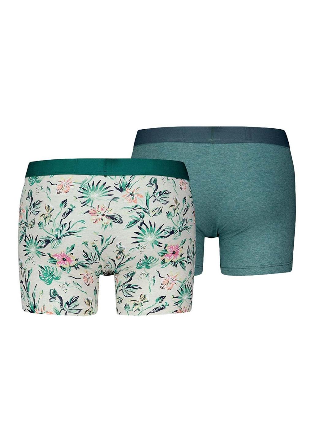 Boxers Levis Flower Verde Para Hombre