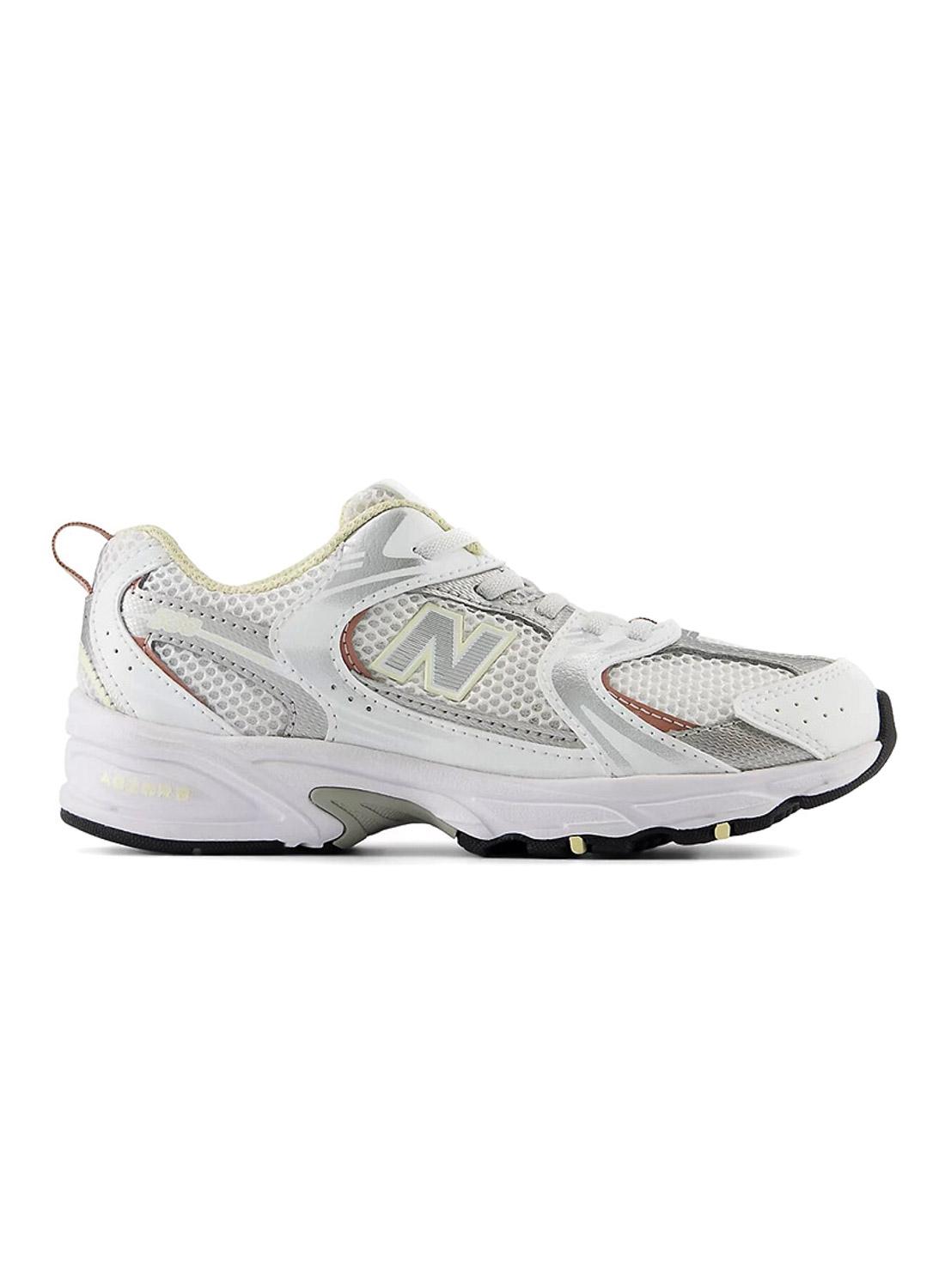 Tênis New Balance 530 branco para menino e menina