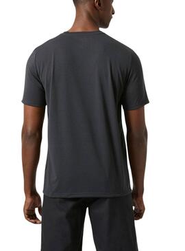 Camiseta Helly Hansen HP Race antracita para homem.