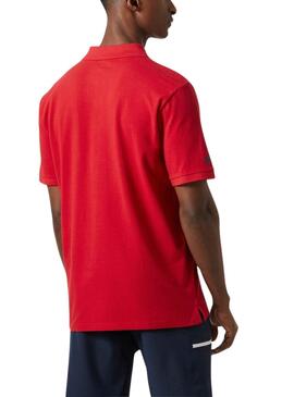 Camisa Polo vermelha Helly Hansen Koster para homem.