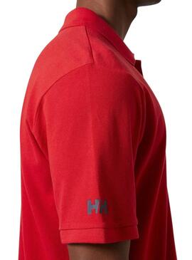 Camisa Polo vermelha Helly Hansen Koster para homem.