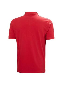 Camisa Polo vermelha Helly Hansen Koster para homem.