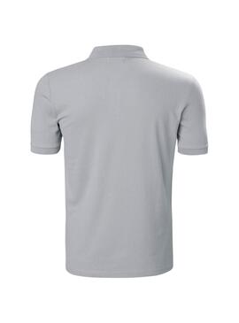 Camisa Polo Helly Hansen Malcesine cinza para homem