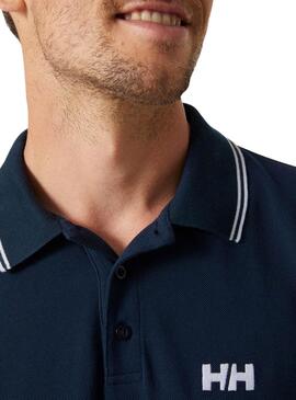 Polo Helly Hansen Genova azul marinho para homem.