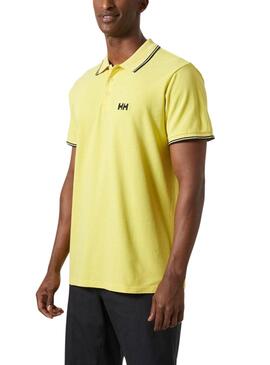 Polo Helly Hansen Genova verde lima para homem