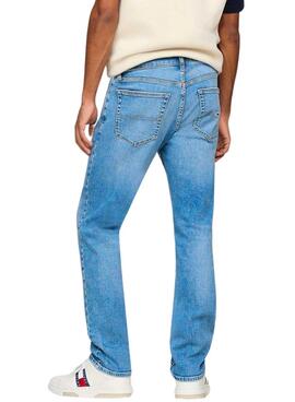 Jeans Tommy Jeans Scanton Slim azul claro para homem