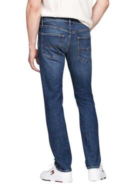 jeans Tommy Jeans Scanton Slim azul para homem.