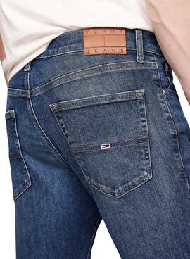 jeans Tommy Jeans Scanton Slim azul para homem.