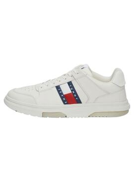 Sapatilhas Tommy Jeans Brooklyn branco para homem.