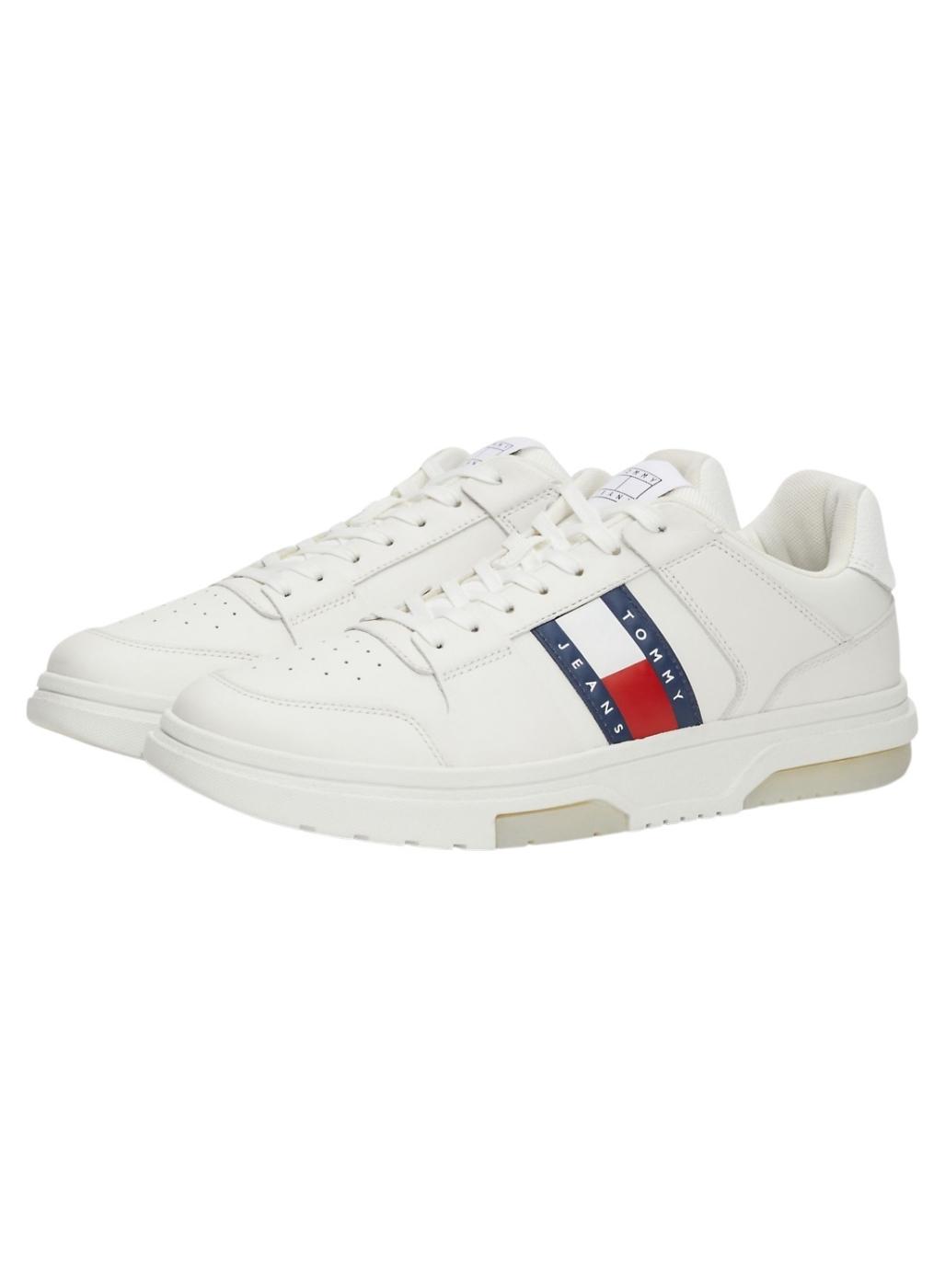 Sapatilhas Tommy Jeans Brooklyn branco para homem.