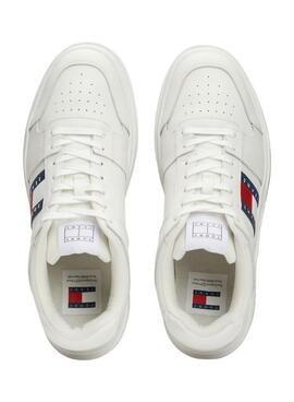 Sapatilhas Tommy Jeans Brooklyn branco para homem.