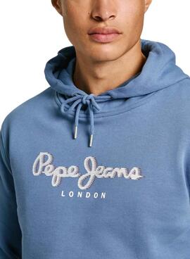 Moletom Pepe Jeans Saul azul para homens