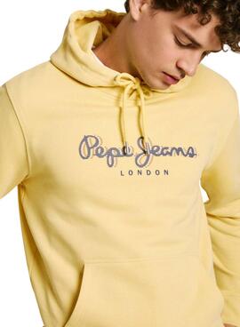 Moletom Pepe Jeans Saul amarelo para homem