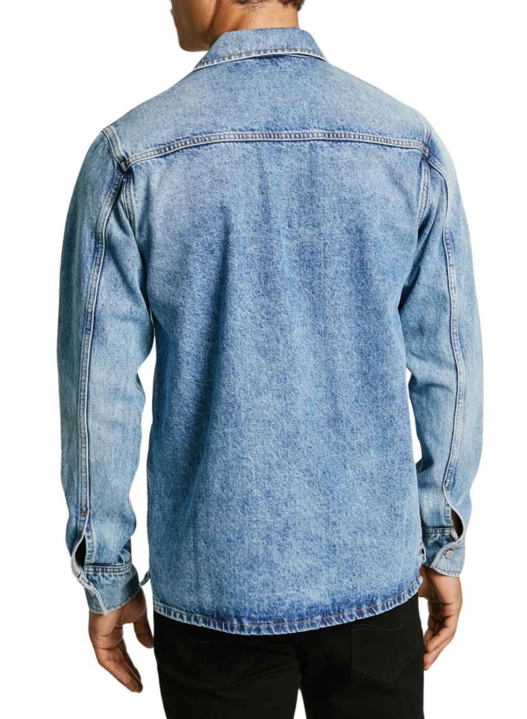 Sobrecamisa Pepe Jeans denim para home.