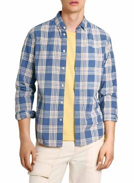 Camisa Pepe Jeans Markle azul para homem