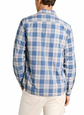 Camisa Pepe Jeans Markle azul para homem