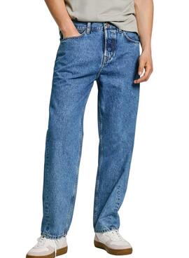 Calça jeans Pepe Jeans Barrel denim para homem.