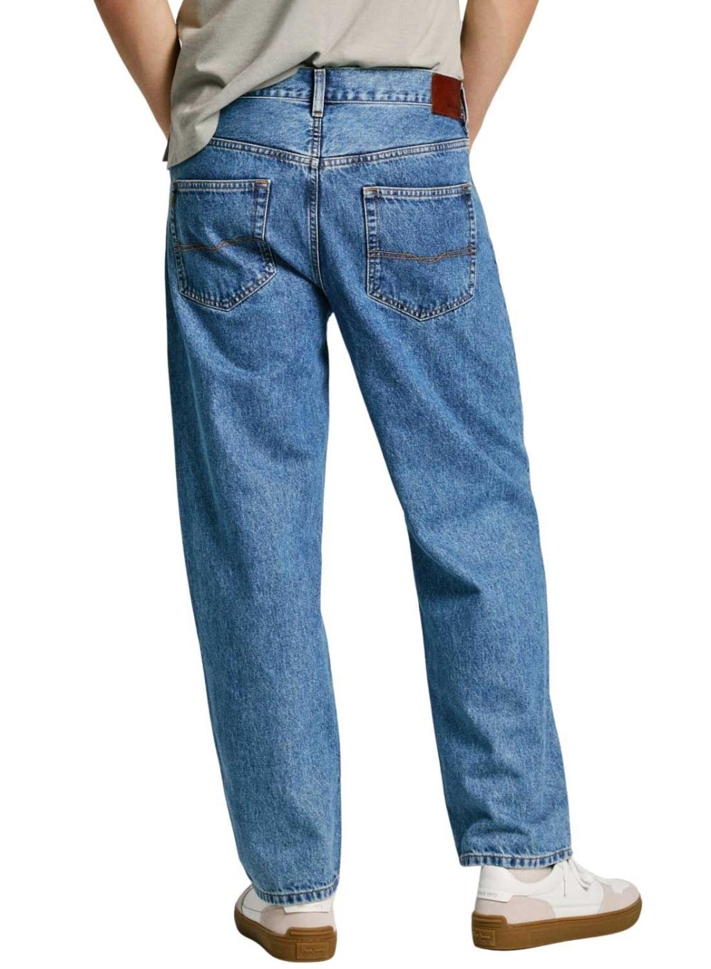 Calça jeans Pepe Jeans Barrel denim para homem.