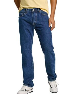 Calça jeans Pepe Jeans loose denim escuro para homem.