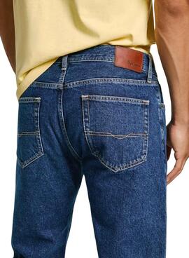 Calça jeans Pepe Jeans loose denim escuro para homem.