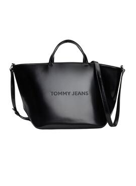 Bolsa Tommy Hilfiger Essential Must Mini Tote preta para mulher.