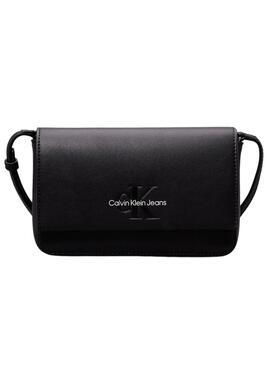 Bolsa transversal Calvin Klein Jeans Sculpted Phone preta