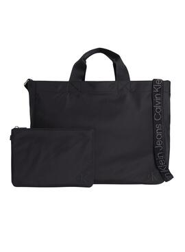 Saco Tote Calvin Klein Jeans Ultralight Slim preto