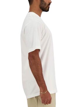 Camiseta New Balance Essentials Branco para Homem.