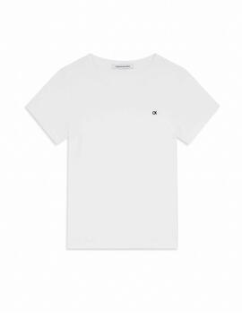 T-Shirt Calvin Klein Classic Branco para Mulher