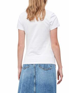 T-Shirt Calvin Klein Classic Branco para Mulher
