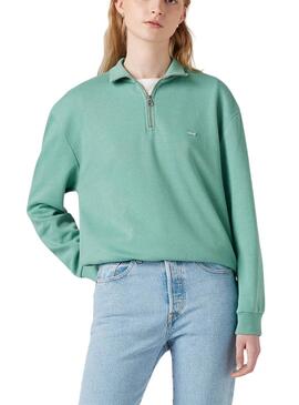 Moletom verde Levis Everyday para mulher.