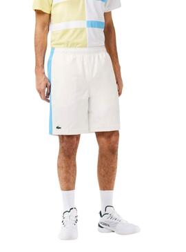 Short Lacoste Sportsuit Branco Para Homem