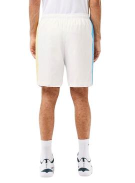 Short Lacoste Sportsuit Branco Para Homem