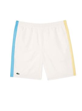 Short Lacoste Sportsuit Branco Para Homem