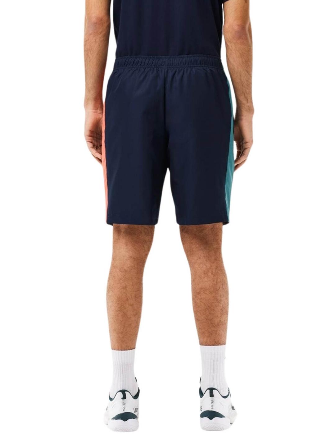 Short  Lacoste Azul Marinho para Homem