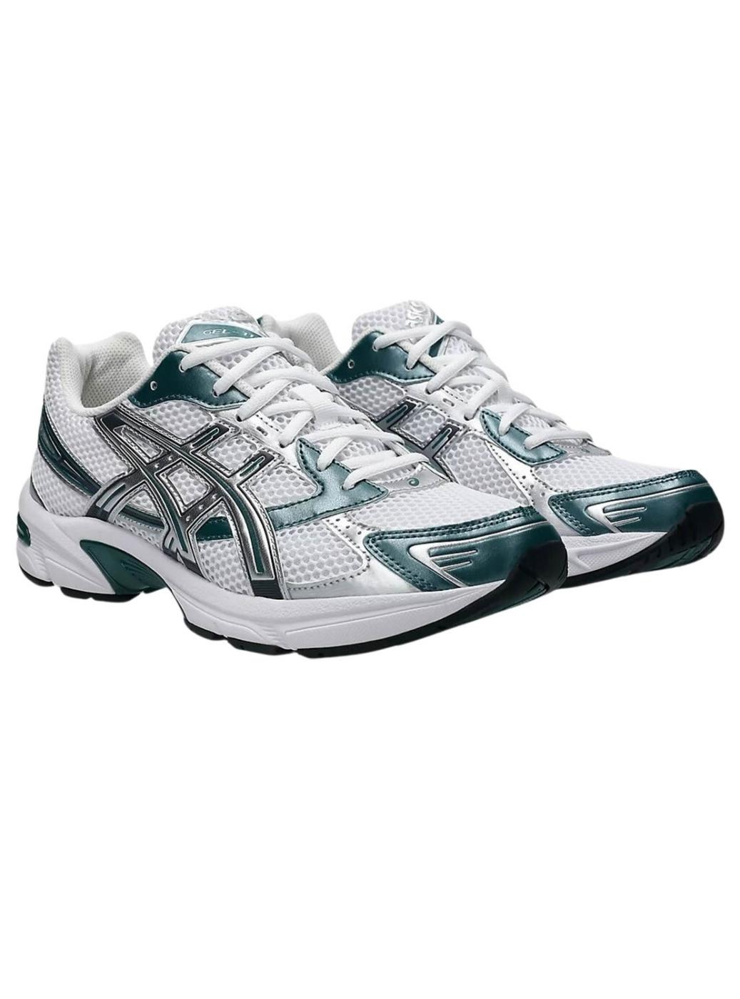 Sapatilhas Asics Gel 1130 turquesa para mulher e homem.