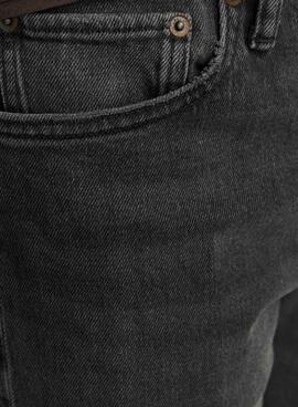 Calça Jeans Jack and Jones Erik Cooper preta para homem