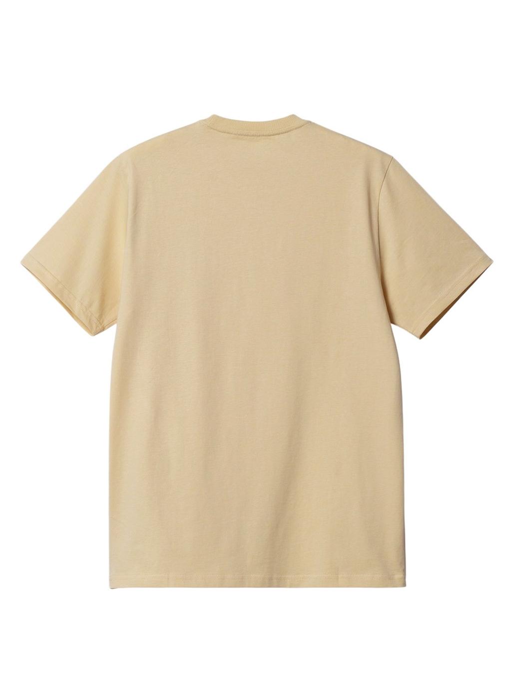 Camiseta Carhartt Pocket bege para homem.