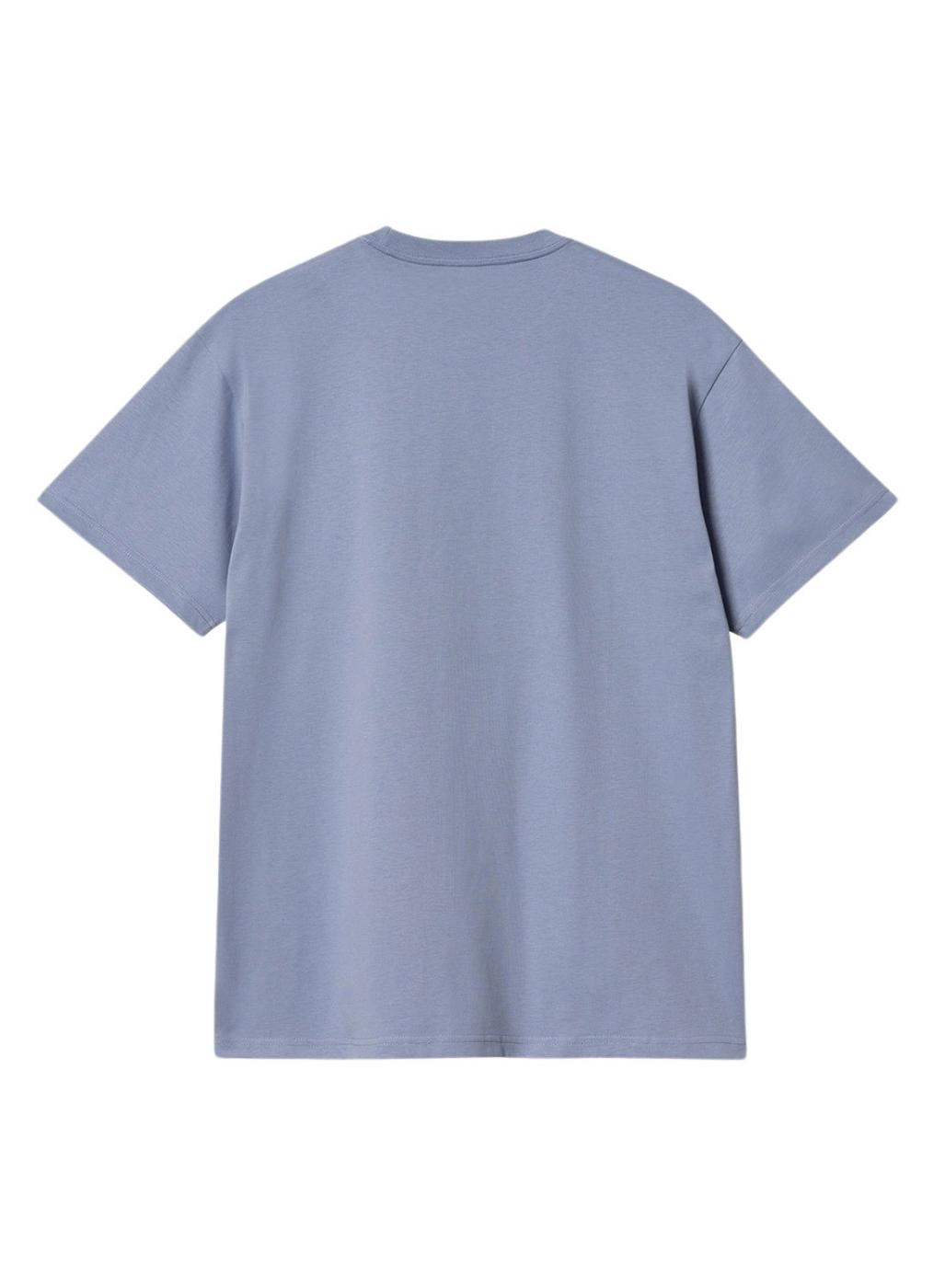 Camiseta Carhartt Chase azul para homem.