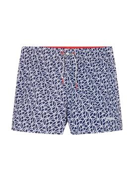 Calções de banho Pepe Jeans Print Marino para Homem.