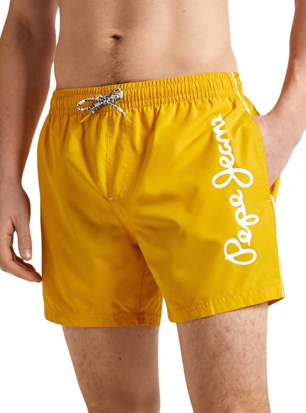 Roupa de banho Pepe Jeans Logo Amarelo para Homem